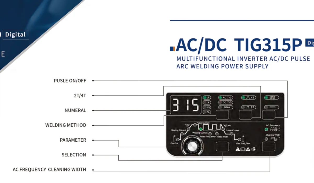 ACDC TIG315P TIG Welding Machine product image 1